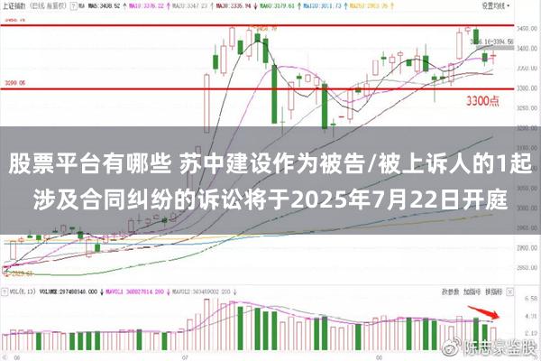 股票平台有哪些 苏中建设作为被告/被上诉人的1起涉及合同纠纷的诉讼将于2025年7月22日开庭