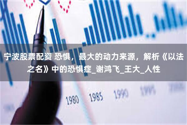 宁波股票配资 恐惧，最大的动力来源，解析《以法之名》中的恐惧症_谢鸿飞_王大_人性