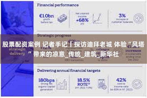 股票配资案例 记者手记丨探访迪拜老城 体验“风塔”带来的凉意_传统_建筑_新华社